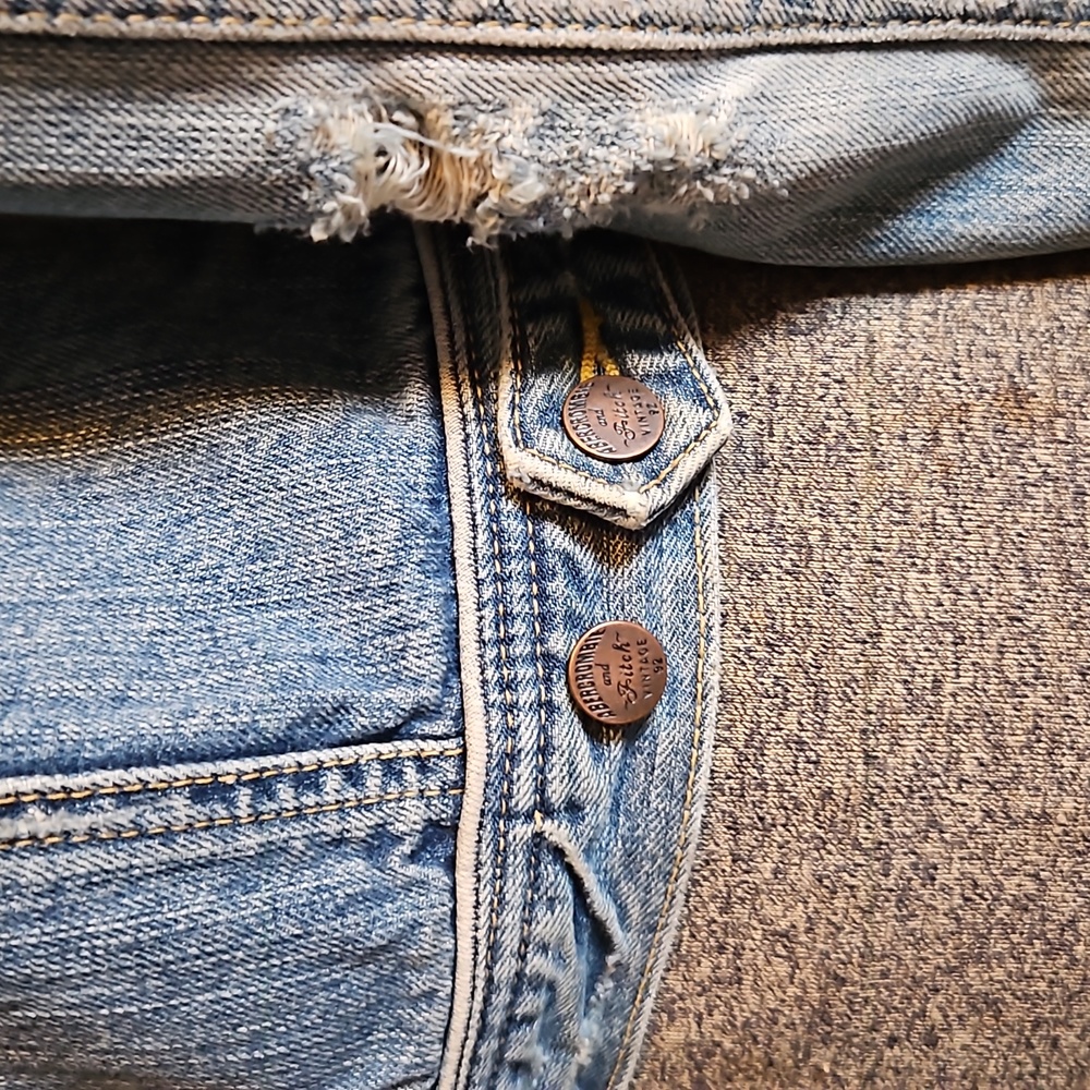 A&F VINTAGE Y2K MEDIUM DENIM JACKET - Picture 8 of 13
